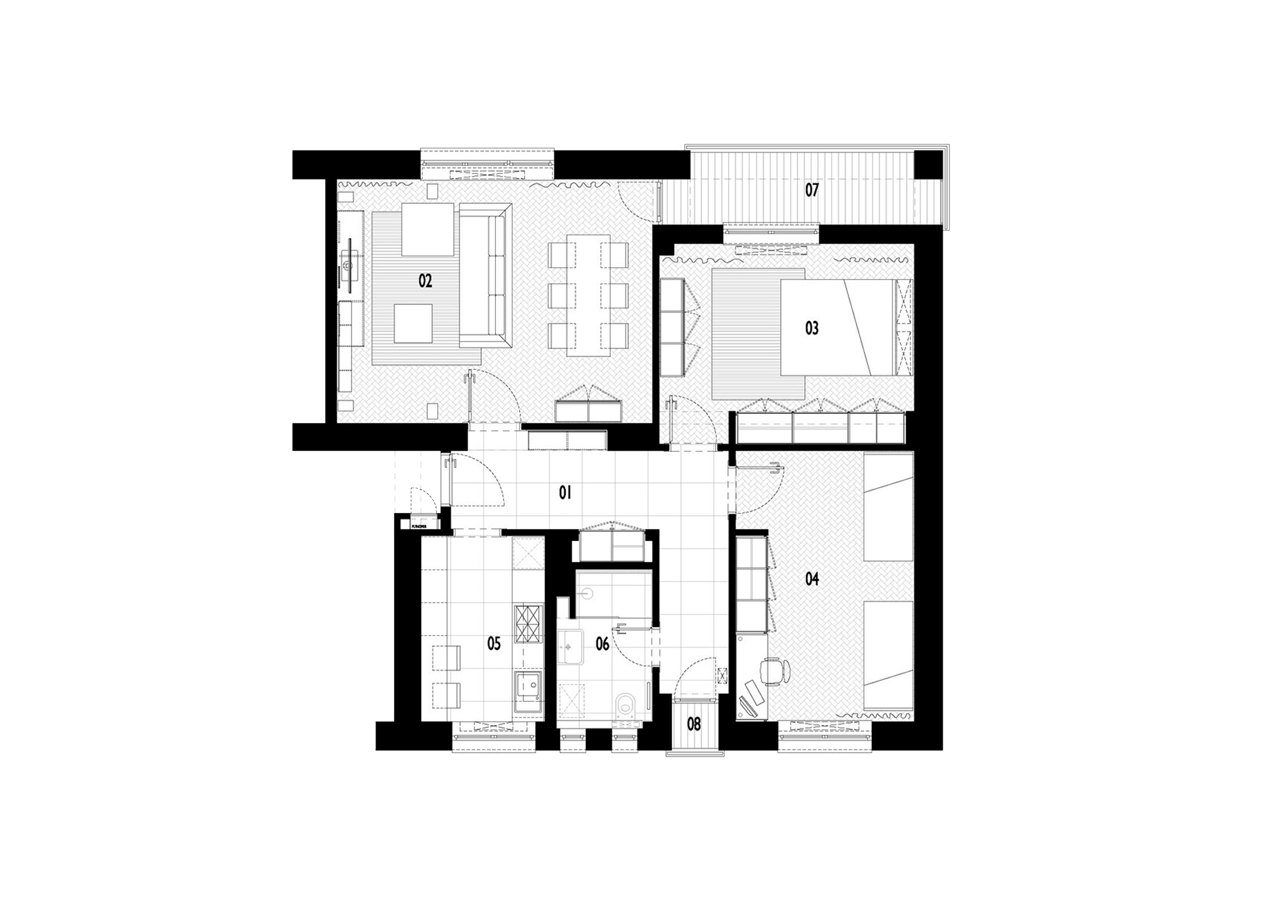 Before — 2D floor plan